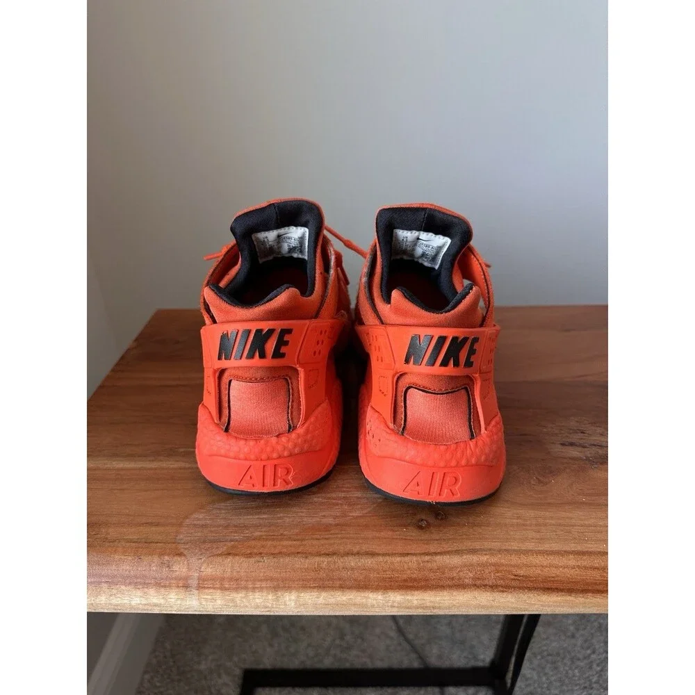 Nike Air Huarache Rush Orange Suede Running Sneakers Womens 8.5 DQ8589-800